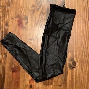 NWT SPANX faux leather leggings